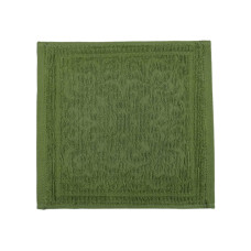 Серветка махрова жакардова GM Textile зелена 25*25 см