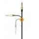 Аудио-кабель SkyDolphin SR07 3.5 мм - 3.5 мм 1 м Black (AUX-000052)