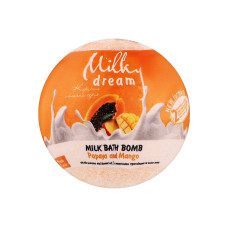 Бомбочка для ванни молочна Milky Dream Папая та Манго 100 г