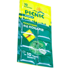 Пластины от комаров Picnic Family 10 шт