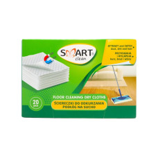 Сухі серветки для миття підлоги Smart Clean 20 шт