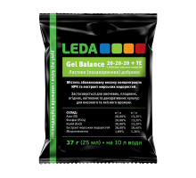Добриво Leda Gel Баланс 20-20-20 + ТE + 28 Екстракт морських водоростей 37 г (25 мл)