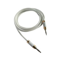 Аудио-кабель SkyDolphin SR15 Aluminium Alloy vs TPE Wire 3.5 мм - 3.5 мм 2 м White (AUX-000072)