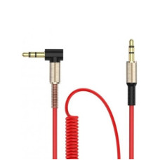 Аудіо-кабель SkyDolphin SR08 Spring Wire 3.5 мм - 3.5 мм 1 м Red (AUX-000071)