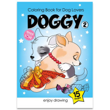Розмальовка Doggy 2 210х297 8 аркушів 22141