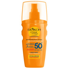 Спрей для безпечної засмаги Біокон Сонячний екран SPF 50+ 160 мл