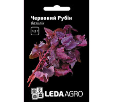 Насіння Базиліка червоний Рубін 0.3 г Leda Agro