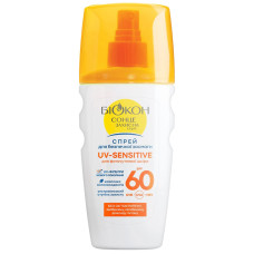 Спрей для безпечної засмаги Біокон UV-Sensitive SPF 60 160 мл