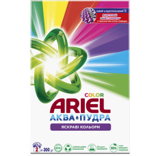 Пральний порошок Ariel Аква-Пудра Color Яскраві кольори 300 г