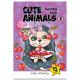 Розмальовка Cute animals 210х297 8 аркушів 22147