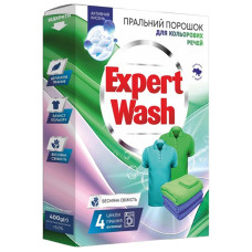 Порошок для стирки цветных вещей Expert Wash Весенняя свежесть 400 г