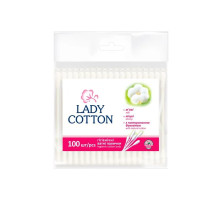 Ватні палички Lady Cotton (пакет) 100 шт
