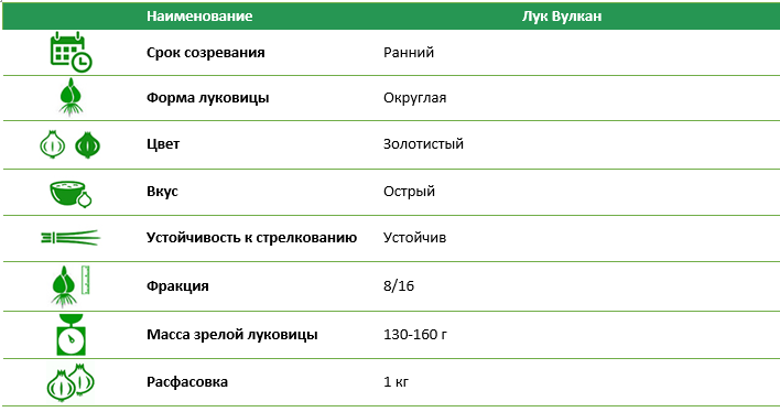 Лук-севок Вулкан 1 кг